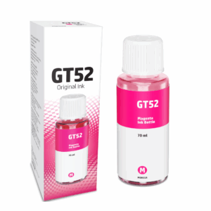 GT52 Magenta Refill Ink Bottle for HP DeskJet Gt5800 series , Tank 110 series , Tank 300 / 400 series , Smart Tank 500 / 600 series – 70 ml