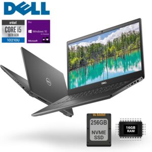 Dell Latitude 3410 Intel Core i5-10210U | 16GB DDR4 RAM ; 256GB NVMe SSD | 14-inch HD Display | Windows 10 Pro Education | BLACK ~ USED – PRIME CONDITION