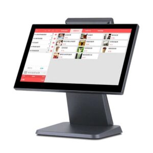GSAN POS SYSTEM GS-T3 I5 8GB 128GB ; 15.6″ Touch LCD ; VFD Customer Facing Digital Display ; BLACK