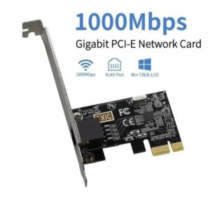 1000Mbps Network Adapter PCIE To RJ45 Network Card 1000Mbps RJ45 PCI Express Converter LAN Ethernet Gigabit Adapter For Desktop | AXA007