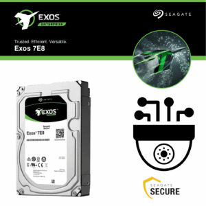 Seagate Exos 7E8 ST8000NM000A 8TB 7200RPM SATA 6Gb/s 256MB Cache Enterprise Hard Drive – 2M-Hour MTBF, PowerChoice™, RAID Optimized, Data Protection, 24×7 Reliability