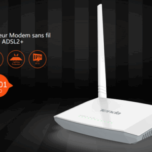 TENDA D301 All-In-One ADSL2+ Modem Router & 4 Port Switch Access Point and USB Port – up to 300 Mbps – WPA/WPA2  Protection – Network Products Access Point ADSL