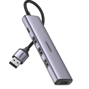 UGREEN USB HUB 3.0 TO 4 USB 3.0 AND TYPE-C 20805