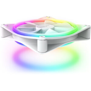 NZXT F120 RGB Duo – 120mm Dual-Sided RGB Fan– White