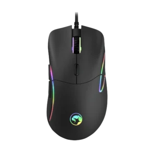 MARVO M528 Gaming Mouse | 7D Wired | 12800 DPI | A825 Optical Sensor | ARGB Lighting | 1.6m Paracord Cable | 7 Programmable Buttons | USB 2.0 Interface