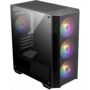 MSI MAG FORGE M100A MICRO ATX TOWER CASE WITH 4FANS ARGB