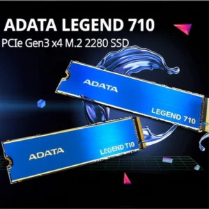 ADATA Legend 710 SSD 256GB Gen3 x4 M.2 2280 Solid State Drive – Ultra-Fast 2400/1800MB/s Speeds, Secure LDPC & AES 256-bit Encryption , Cooling Foil Heat Sink