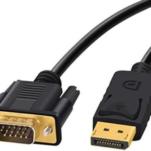 CABLE DISPLAY PORT MALE TO VGA MALE 1.8M