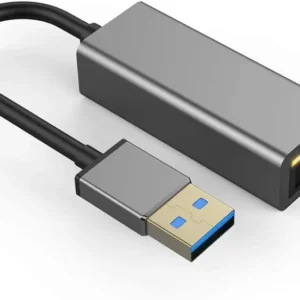 BYL USB A to RJ45 Ethernet Adapter, 100Mbps Network, USb, Compatible with Laptops, Tablets, MacBook Air, Windows, macOS, and Linux