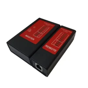 RJ45 & RJ11 Network Cable Tester | Quick Diagnostic for Open, Cross, Pass, Short | IEEE 802.3af/at PoE Compatible | Ideal for Custom Network Cable Builds