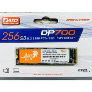 Dato DP700 256GB NVMe Gen3x4 M.2 2280 SSD – High-Speed PCIe Storage, 2500MB/s Read, 1700MB/s Write, Compact M.2 Form Factor, Ideal for Laptops & Desktops