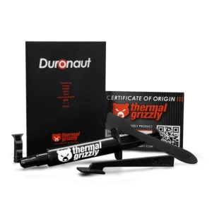 Thermal Grizzly Duronaut 6g Thermal Paste | Extreme Longevity, Superior Heat Transfer, Non-Conductive | Includes Spatula Pro & Applicator for Thin, Easy Application