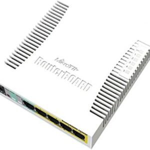 Mikrotik RB260GS 5 Gigabit Ethernet Ports and One SFP Cage / SOHO switch – supports Atheros Switch Chip , 53 W-30 V