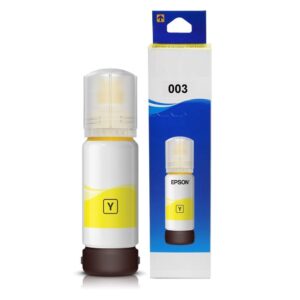 003 Refill Ink Bottle ( Yellow ) 70 ml , Compatible with Epson EcoTank L3110 /L3101/ L3150 / L4150 / L4160 / L6160 / L6170 / L6190 Printer Models