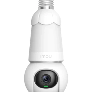 Imou Bulb Camera 3MP 2K Smart Wireless Security Camera: 360° Panoramic View, AI Motion Detection, Night Vision, Two-Way Audio, E27 Socket, Wi-Fi Connectivity.