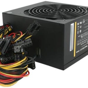 Power Supply 450 Watts PSU with 120mm Silent Cooling Fan, Dual +12 V Rails, ATX12V 2.3. Non-Modular – Black