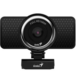 Genius eCAM 8000 FHD 1080P Webcam: Crystal Clear 1080p Video, Auto-Focus, Built-in Microphone, Plug-and-Play, Ideal for Video Conferencing, Streaming, and Online Learning.