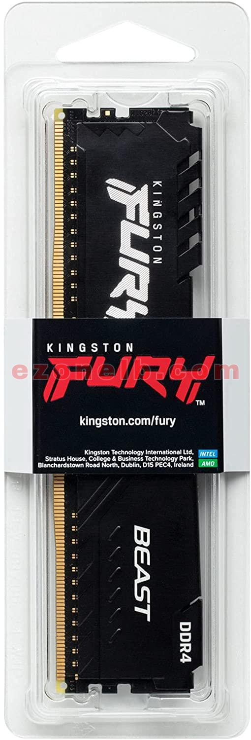 RAM FURY KINGSTON 16GB 3200MHz DDR4 BLACK DESKTOP
