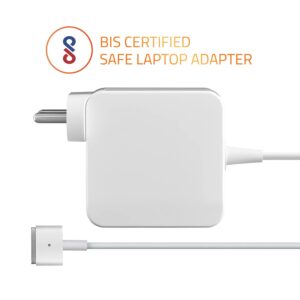Replacement Power Adapter Charger Magsafe 2 45W 16.5V 3.65A Power Supply Compatible with MacBook Air with EU Plug