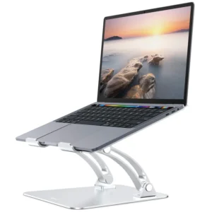 N19-1 Aluminum Adjustable Laptop Stand – Foldable, Ergonomic, Cooling Platform for 11″-15.6″ Laptops, Supports Up to 10kg