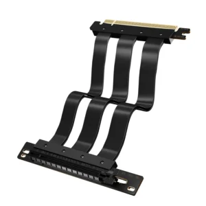ASIAHORSE PCIe 4.0 Pro Max 90° Riser Cable – 20cm Ultra-Flexible Extension, Full-Speed PCIe 5.0/4.0 Support, EMI Shielding, High Stability for Vertical GPU Mounting