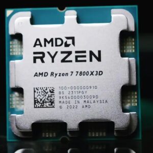 AMD Ryzen 7 7800X3D – Ryzen 7 7000 Series 8-Core 4.2 GHz Socket AM5 120W AMD Radeon Graphics Desktop Processor – 100-100000910WOF (TRAY) | 1 YEAR WARRANTY
