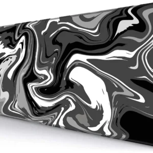 Hyde Nova Grey Marble XXL Mousepad 900×400×3mm – Smooth Speed Surface, Non-Slip Rubber Base, Stitched Edges, Easy-Clean Design for Gaming & Professional Desks