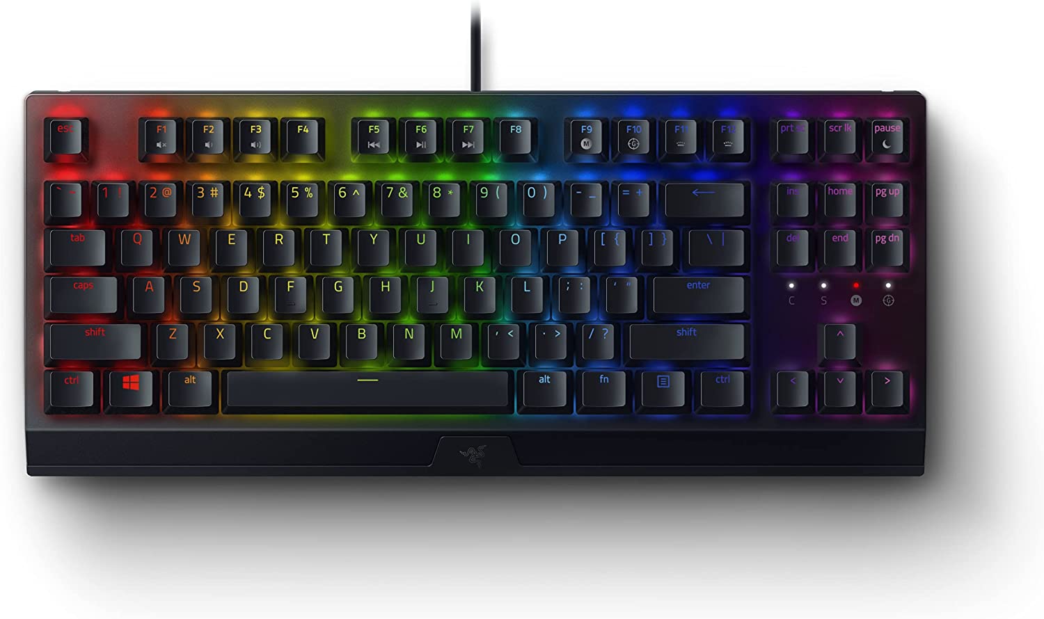 Razer Blackwidow V3 Tenkeyless – Mechanical Keyboard (Yellow Switch)
