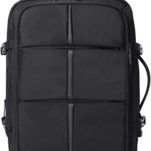 EZ W008 15.6″ Waterproof Laptop Backpack – Anti-Theft, Travel-Friendly, Breathable Back Support, Business & Commuter Bag – Black (EXP005)