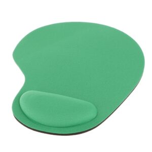 Ergonomic Green Gel Wrist Mouse Pad – Non-Slip Base, Soft Memory Gel Cushion for Wrist Support, Anti-Fatigue Comfort for Office & Gaming, Smooth Precise Surface