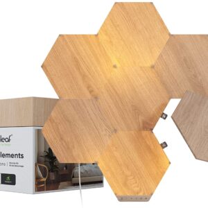 Nanoleaf Elements – Wood Look Hexagons Smarter Kit (7 Panels)
