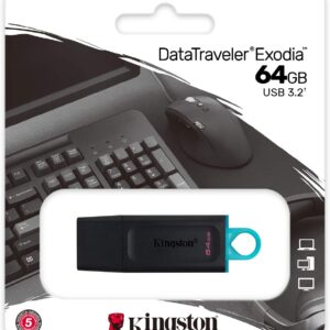 USB KINGSTON 64GB DataTraveler Exodia USB 3.2 DTX/64GB
