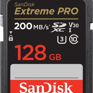 SanDisk 128GB Extreme Pro SDXC UHS-I 200MB/S