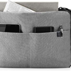 Laptop Hand Bag – HP 15.6 Signature II Slim Topload – Metro Chic Style – Reinforced P adding for Protection – Pockets within Pockets -Grey