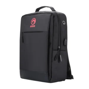 Marvo Urbano 40 17-Inch Large Black Waterproof Backpack – Durable, Spacious, Ergonomic, Multi-Compartment Design for Laptops, Travel, and Everyday Use