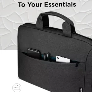 Lenovo T210 Casual Toploader Bag for 17.3 Inch Laptops, Water Repellent Clamshell Case – Grey