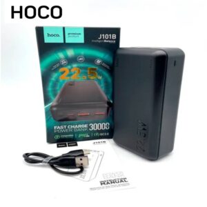 POWER BANK Hoco J101B 30000mAh 22.5W , ULTRA FAST CHARGE , 3 OUTPUT USB , TYPE C INPUT ,Universal Compatibility