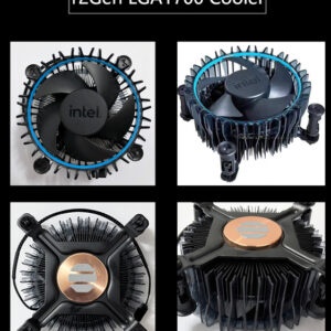 Intel LGA 1700 Original Fan – PWM Aluminum Stock Cooler Fan From Intel 12th / 13th Processor | 1 YEAR WARRANTY