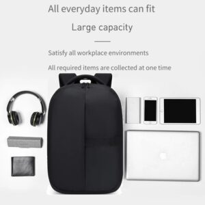 Laptop Backpack – Holds up to 15.6″ Laptops & Tablets – Waterproof – Ergonomic Softback – Electronics Impact Protection – Oxford Material – Suitable for University , Collage , School – BLACK