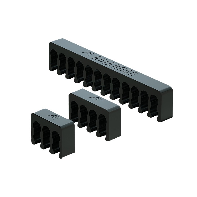 ASIAHORSE J-Model Cable Combs 1-Pack (24x Set) | 4x24Pin, 12x8Pin, 8x6Pin | Premium Black Plastic | Fits 3.4mm PSU & Extension Cables | Cable Management Accessory