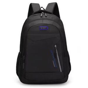 EZ W051 15.6″ Lightweight Waterproof Nylon Backpack – Multi-Functional Hiking, Travel & School Bag – Blue (EXP023)