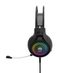 HG8921 Tactic 30 Lightweight Stereo Gaming Headset with 360° Immersive Sound, Omnidirectional Mic, On-Ear Volume Control, 40mm Drivers, 3.5mm Jack for PC