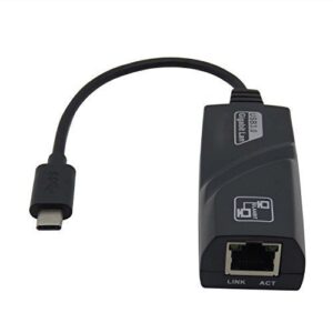 Type-C to LAN 10/100/1000 MBps Gigabit Ethernet Adapter