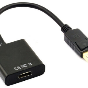 Displayport to HDMI Adapter Converter Cable, Male to Female (DISPLAYPORT2HDMI)