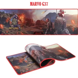 Marvo G37 XL Gaming Mousepad With High-Density Cloth, Non-Slip Rubber Base, Stitched Edges, Optimized Tracking & Extended Durability For Precision Gaming