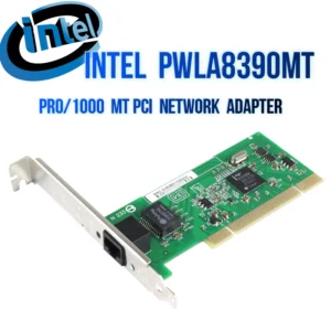 Intel® PRO/1000 MT PCI Network Adapter With 10/100/1000Base-T Support, Support 5e Cable, Intel® 82540EM Gigabit Ethernet Controller, VLAN, Flow Control & PCI Interface | PWLA8390MT