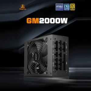 Segotep GM2000W 80+ Gold PSU | ATX 3.1 | 2000W | Fully Modular | PCIe 5.1 Ready | AI Cooling | Hydraulic Fan | Extreme Performance Power Supply