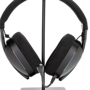 MARVO HT-08 Gaming Headset Stand | Sturdy & Stylish | Universal Fit | Non-Slip Base | Built-In Phone Holder | Lightweight & Detachable Design | Perfect for Any Desk Setup