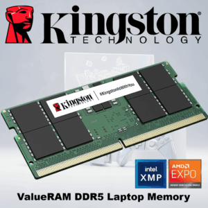Kingston ValueRAM 32GB DDR5 5600MT/s CL46 1.1V SODIMM Laptop Memory – Advanced Speed, Absolute Stability, Amazing Compatibility with Intel XMP & AMD | KVR56S46BD8-32