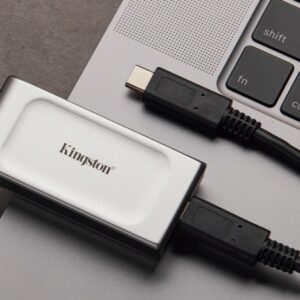Kingston XS2000 1TB Portable SSD – USB 3.2 Gen 2×2 Type-C, Up to 2000MB/s, Shockproof, Water & Dust Resistant, Compact & High-Performance External SSD for Windows, macOS, Linux, & Chrome OS.